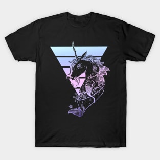 Strange Unicorn Illustration, Pastel Goth Version T-Shirt